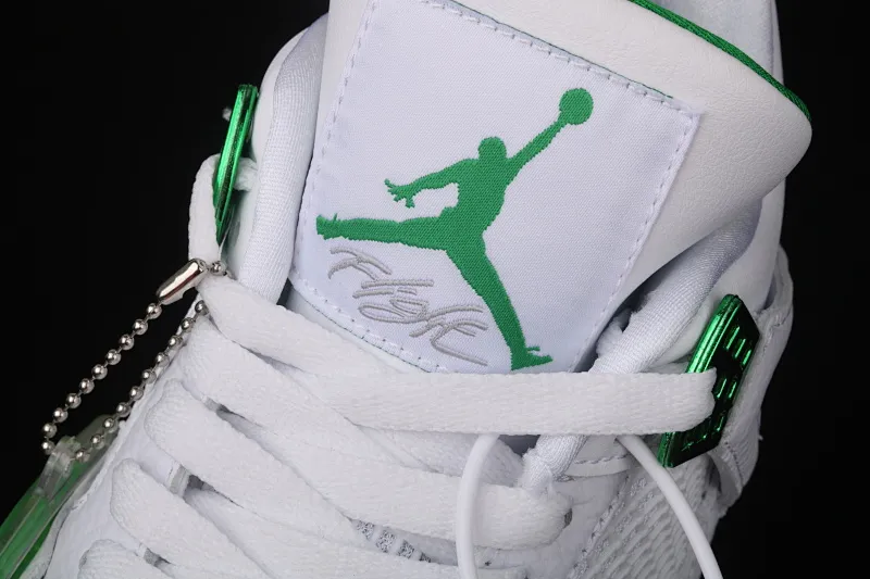 All categories Air Jordan Jordan series basketball shoes Air Jordan 4 Air Jordan 4 "Pine Green" AJ4 Joe 4 white and green CT8527-113